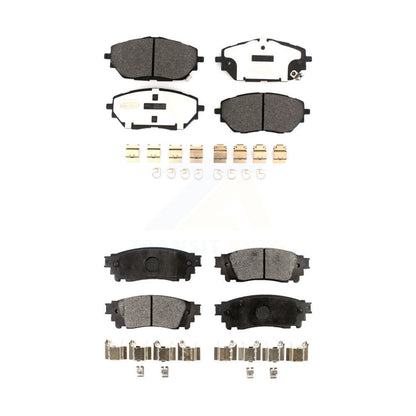 Semi-Metallic Brake Pads Front Rear Kit For Toyota C-HR
