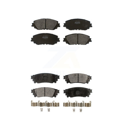 Semi-Metallic Brake Pads Front Rear Kit For Toyota RAV4 Camry C-HR Lexus Corolla