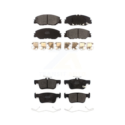Semi-Metallic Brake Pads Front Rear Kit For 2019-2022 Honda Insight