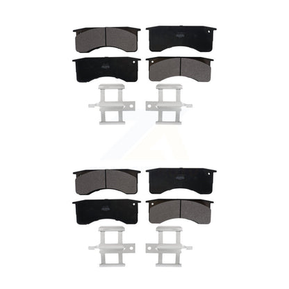 Semi-Metallic Brake Pads Front Rear Kit For IC Corporation International CE Bus