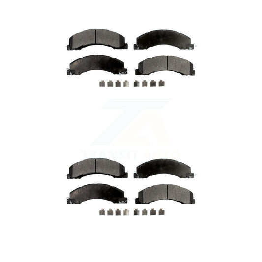Semi-Metallic Brake Pad Front Rear Kit For Ram Dodge Sterling Truck 4500 5500 45