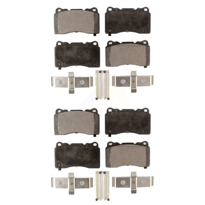 Semi-Metallic Brake Pads Front Rear Kit For 2005-2006 Ford GT