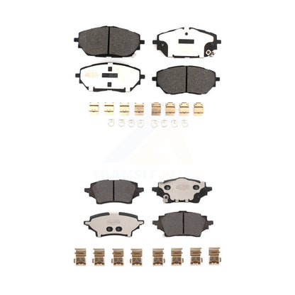 Semi-Metallic Brake Pads Front Rear Kit For Toyota C-HR