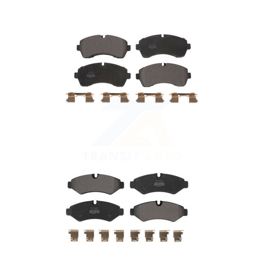 Semi-Metallic Brake Pad Front Rear Kit For Mercedes-Benz Sprinter 2500 3500 4500
