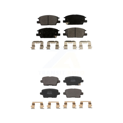 Semi-Metallic Brake Pads Front Rear Kit For Buick Regal Sportback
