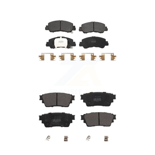 Semi-Metallic Brake Pads Front Rear Kit For Mitsubishi Eclipse Cross