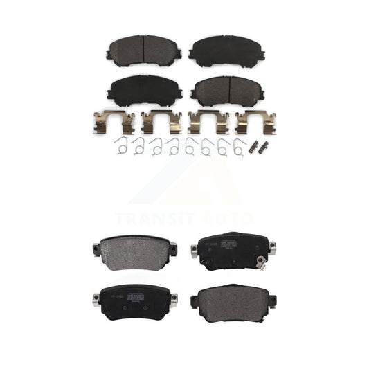 Semi-Metallic Brake Pads Front Rear Kit For Nissan Rogue Sport Qashqai