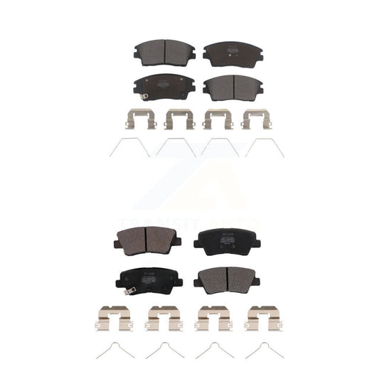 Semi-Metallic Brake Pads Front Rear Kit For Kia Sportage Hyundai Tucson