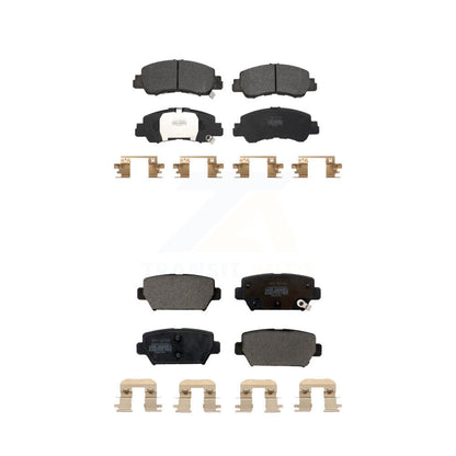 Semi-Metallic Brake Pads Front Rear Kit For Mitsubishi Eclipse Cross
