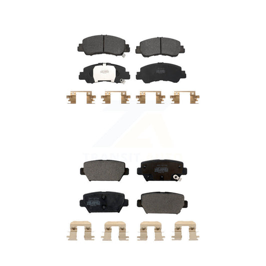 Semi-Metallic Brake Pads Front Rear Kit For Mitsubishi Eclipse Cross