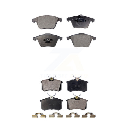 Semi-Metallic Brake Pads Front Rear Kit For Audi A6 Quattro