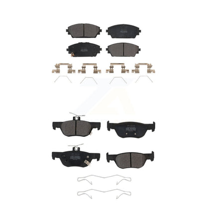 Semi-Metallic Brake Pads Front Rear Kit For Mazda 3 Sport