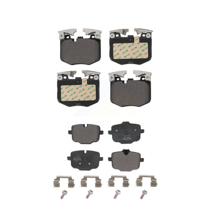 Semi-Metallic Brake Pads Front Rear Kit For BMW X3 X5 X4 530i xDrive X7 540i iX