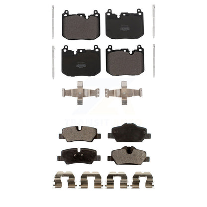 Semi-Metallic Brake Pads Front Rear Kit For Mini Cooper