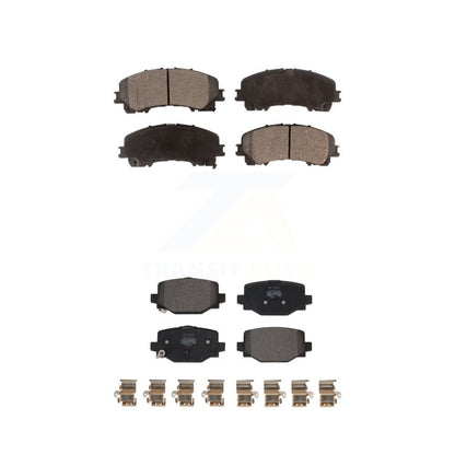 Semi-Metallic Brake Pads Front Rear Kit For INFINITI QX50 QX55