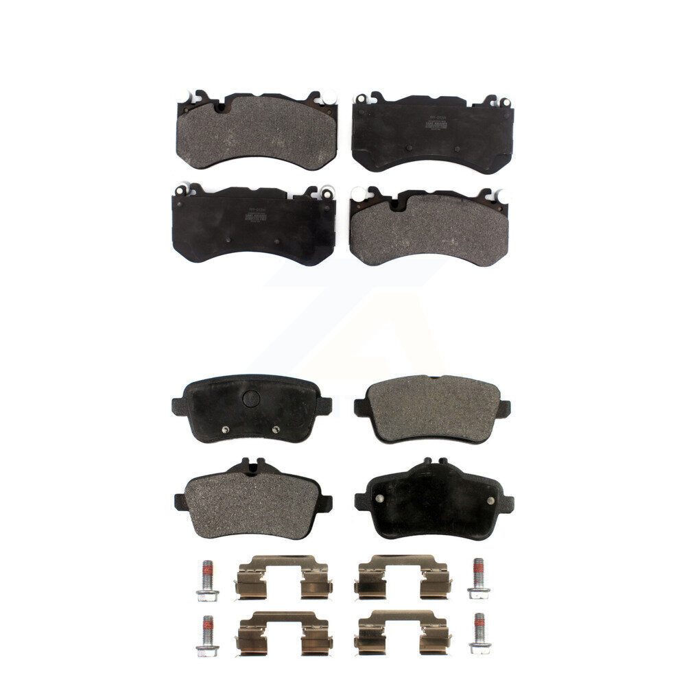 Semi-Metallic Brake Pads Front Rear Kit For Mercedes-Benz GLE43 AMG ML63 GL63 S