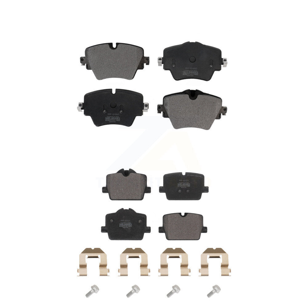 Semi-Metallic Brake Pads Front Rear Kit For BMW 330i xDrive 430i Toyota GR Supra