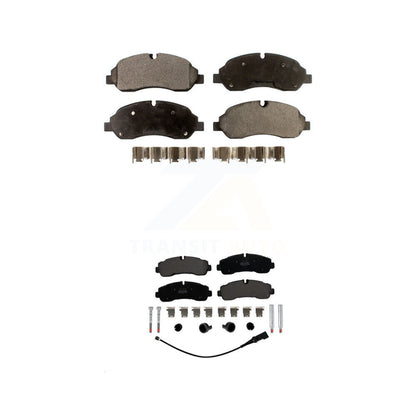 Semi-Metallic Brake Pads Front Rear Kit For 2020 Ford Transit-350 AWD