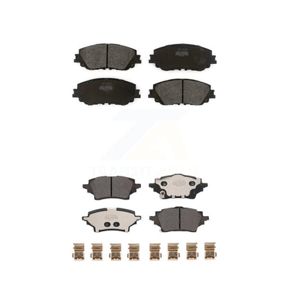 Semi-Metallic Brake Pads Front Rear Kit For Toyota C-HR