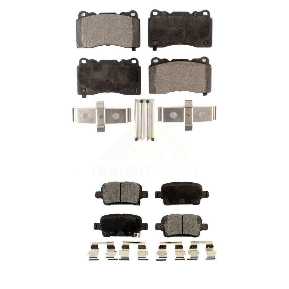 Semi-Metallic Brake Pads Front Rear Kit For Buick Regal Sportback TourX