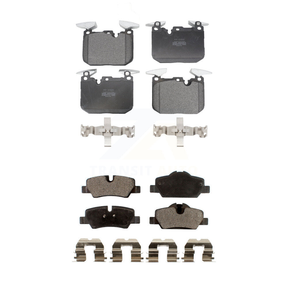 Semi-Metallic Brake Pads Front Rear Kit For Mini Cooper