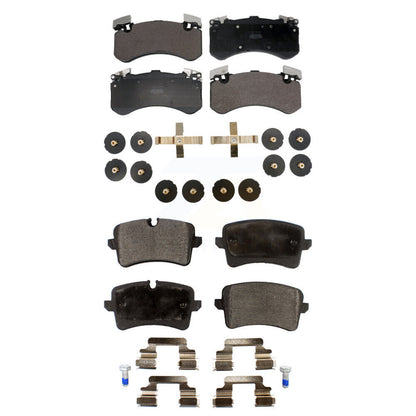 Semi-Metallic Brake Pads Front Rear Kit For Audi S6 S7 S8 A8 Quattro