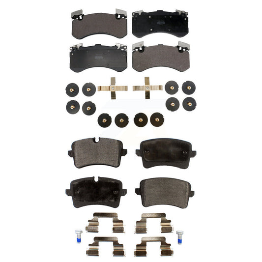 Semi-Metallic Brake Pads Front Rear Kit For Audi S6 S7 S8 A8 Quattro