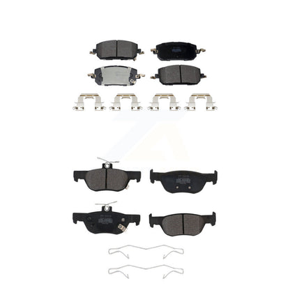 Semi-Metallic Brake Pads Front Rear Kit For 2022-2023 Mazda MX-30 EV