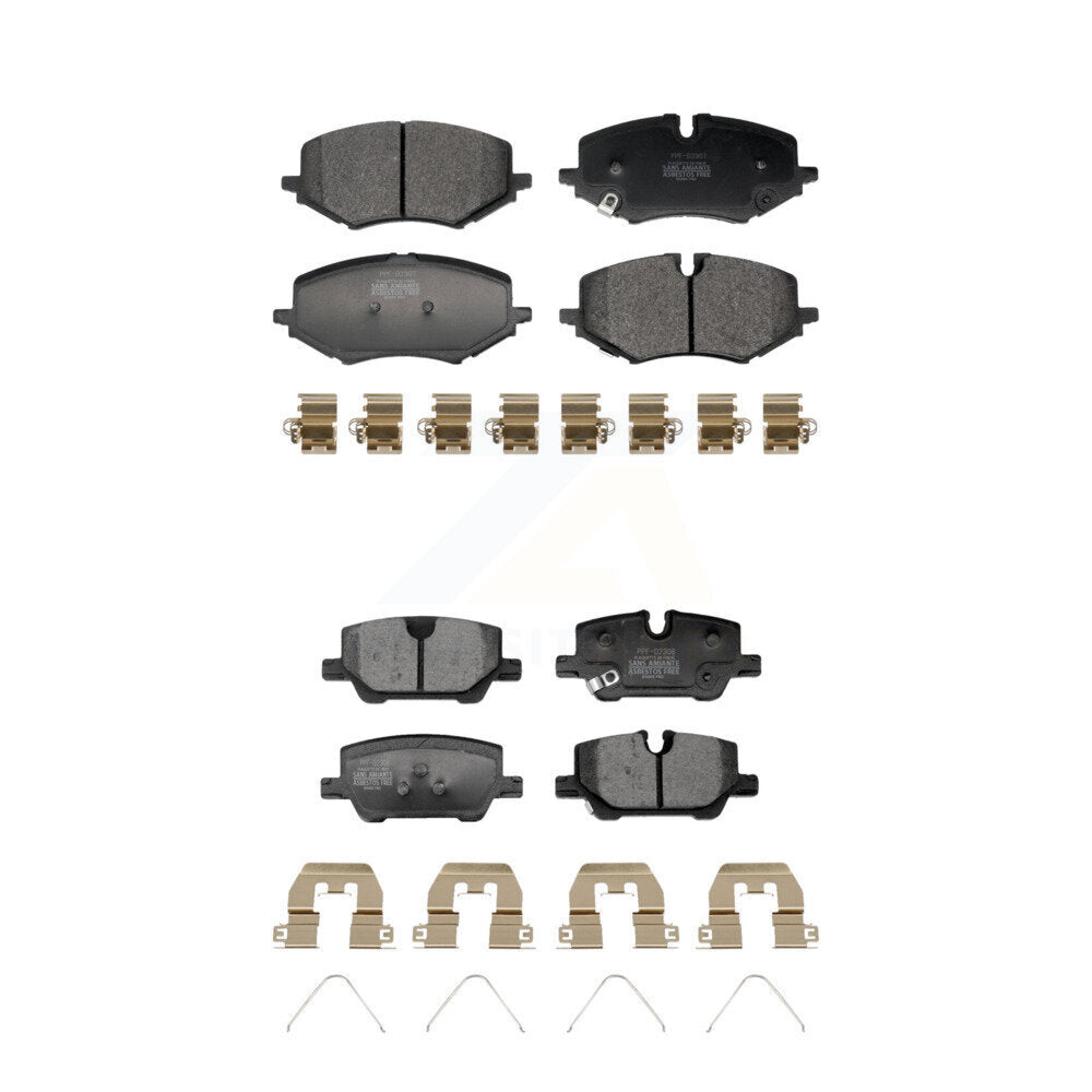 Semi-Metallic Brake Pad Front Rear Kit For Chevrolet Trailblazer Buick Encore GX