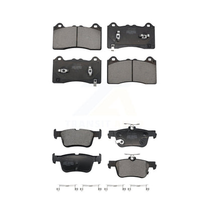 Semi-Metallic Brake Pads Front Rear Kit For 2021-2023 Ford Mustang Mach-E