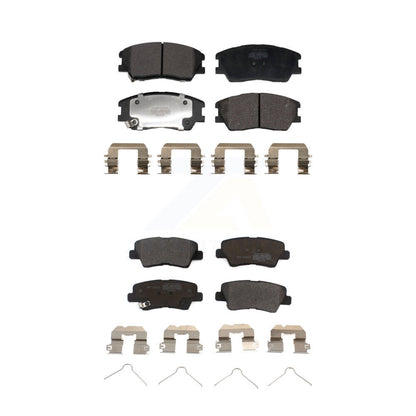 Semi-Metallic Brake Pads Front Rear Kit For 2020-2022 Kia Soul Turbocharged