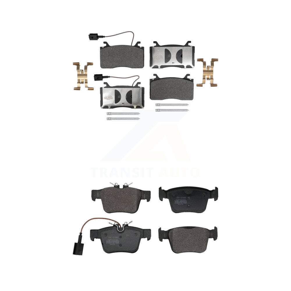 Semi-Metallic Brake Pads Front Rear Kit For Alfa Romeo Stelvio Giulia