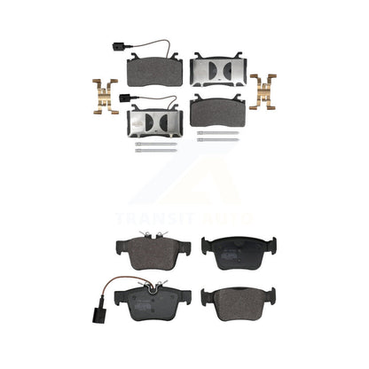 Semi-Metallic Brake Pads Front Rear Kit For Alfa Romeo Stelvio Giulia