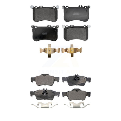 Semi-Metallic Brake Pads Front Rear Kit For Mercedes-Benz CLS550 E550