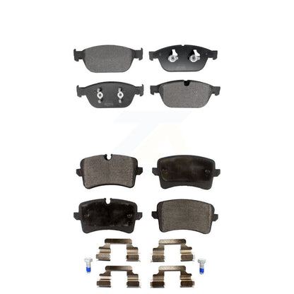 Semi-Metallic Brake Pads Front Rear Kit For Audi A8 Quattro