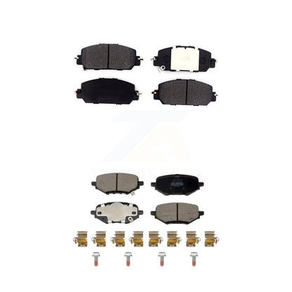 Semi-Metallic Brake Pads Front Rear Kit For Honda HR-V Clarity