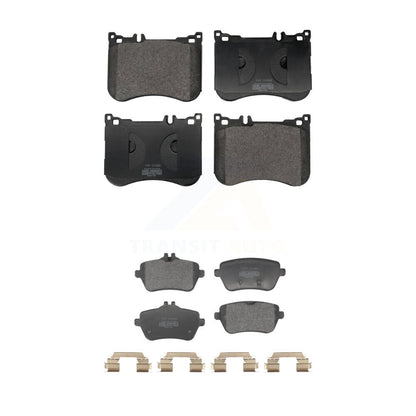 Semi-Metallic Brake Pads Front Rear Kit For Mercedes-Benz S550 S560 SL550 SL450