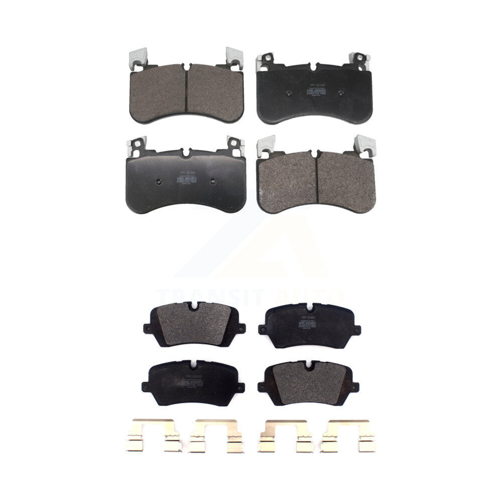 Semi-Metallic Brake Pads Front Rear Kit For Land Rover Discovery Defender 110 90