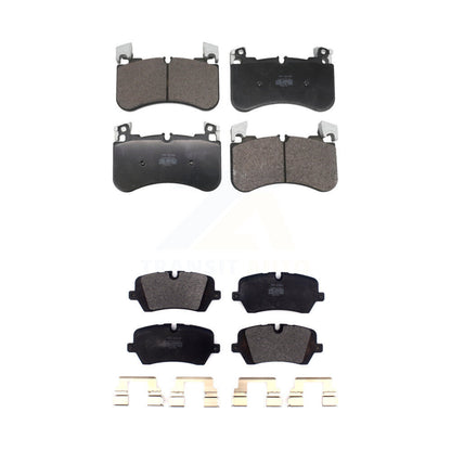 Semi-Metallic Brake Pads Front Rear Kit For Land Rover Discovery Defender 110 90