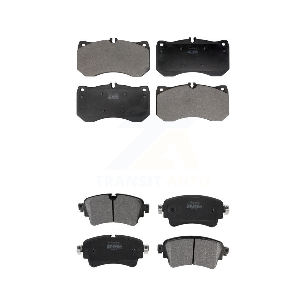 Semi-Metallic Brake Pads Front Rear Kit For Audi RS5