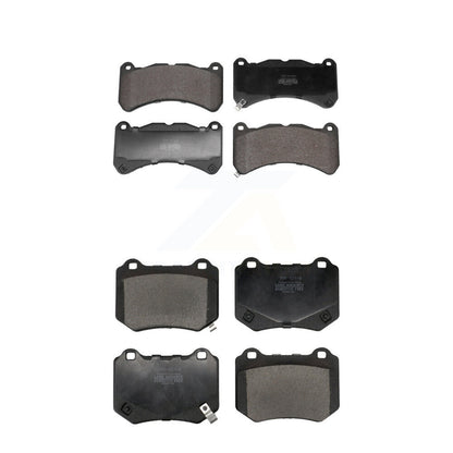 Semi-Metallic Brake Pads Front Rear Kit For 2018-2021 Subaru WRX STI
