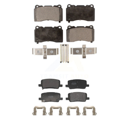 Semi-Metallic Brake Pads Front Rear Kit For 2017-2020 Tesla X S