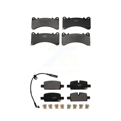 Semi-Metallic Brake Pads Front Rear Kit For GMC Chevrolet Sierra 1500 Silverado