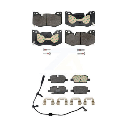 Semi-Metallic Brake Pads Front Rear Kit For Cadillac CT4