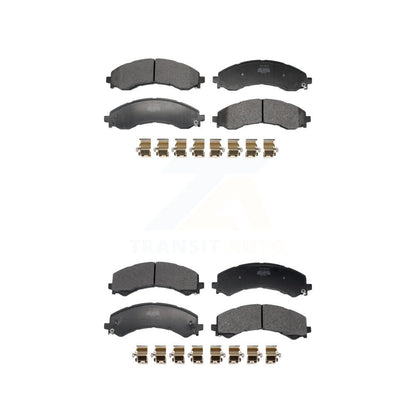Semi-Metallic Brake Pads Front Rear Kit For GMC Chevrolet Savana 2500 Express