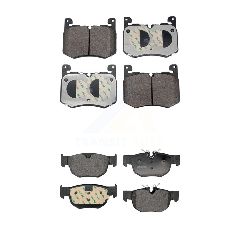 Semi-Metallic Brake Pads Front Rear Kit For Jaguar F-Pace Land Rover Range Velar