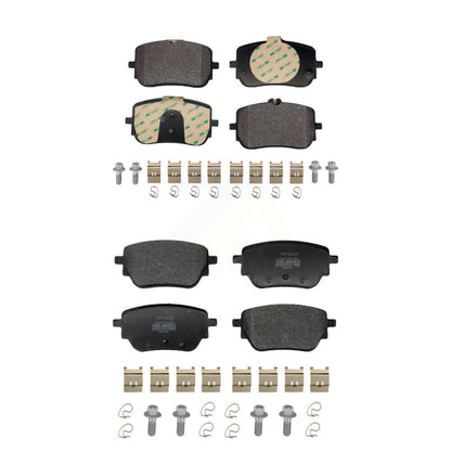 Semi-Metallic Brake Pads Front Rear Kit For Mercedes-Benz A220 CLA250