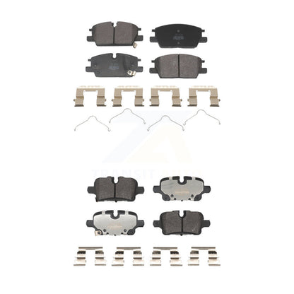 Semi-Metallic Brake Pads Front Rear Kit For Chevrolet GMC Terrain Equinox Malibu