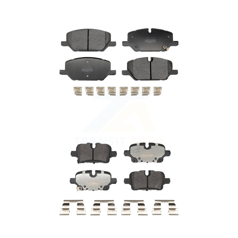 Semi-Metallic Brake Pads Front Rear Kit For GMC Terrain Chevrolet Equinox