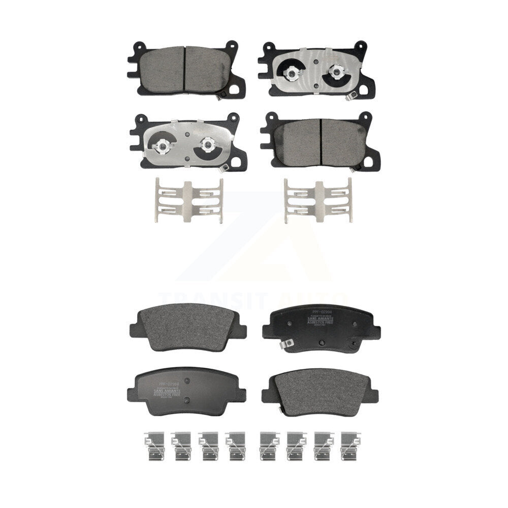 Semi-Metallic Brake Pads Front Rear Kit For Genesis GV70 G80 G90